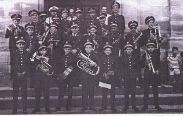 Clemente en la Banda Municipal de Música de Porcuna. Año 1963